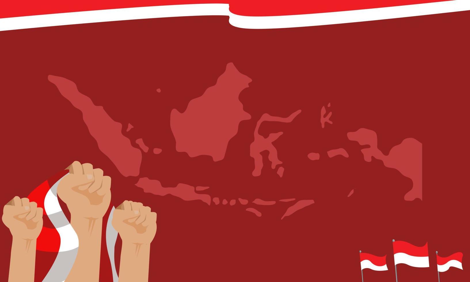youth day background with copyspace suitable for Indonesian sumpah pemuda day or independece day vector