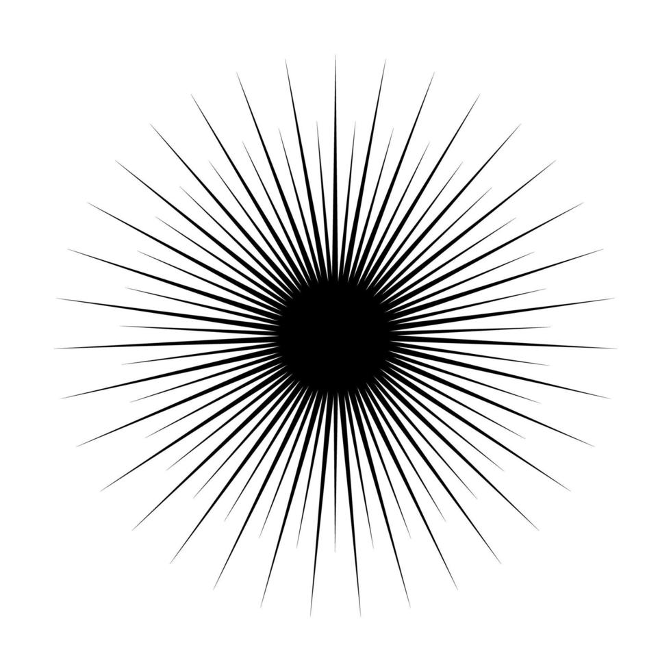 ornament sun Burst vector