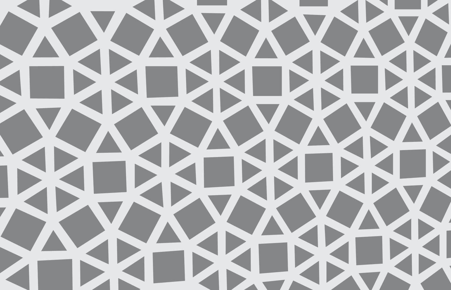 Abstract geometric patterns, from several squares and triangles. vector