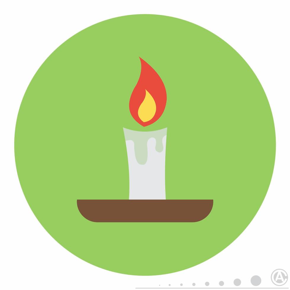 Icon vector graphic of candle stick