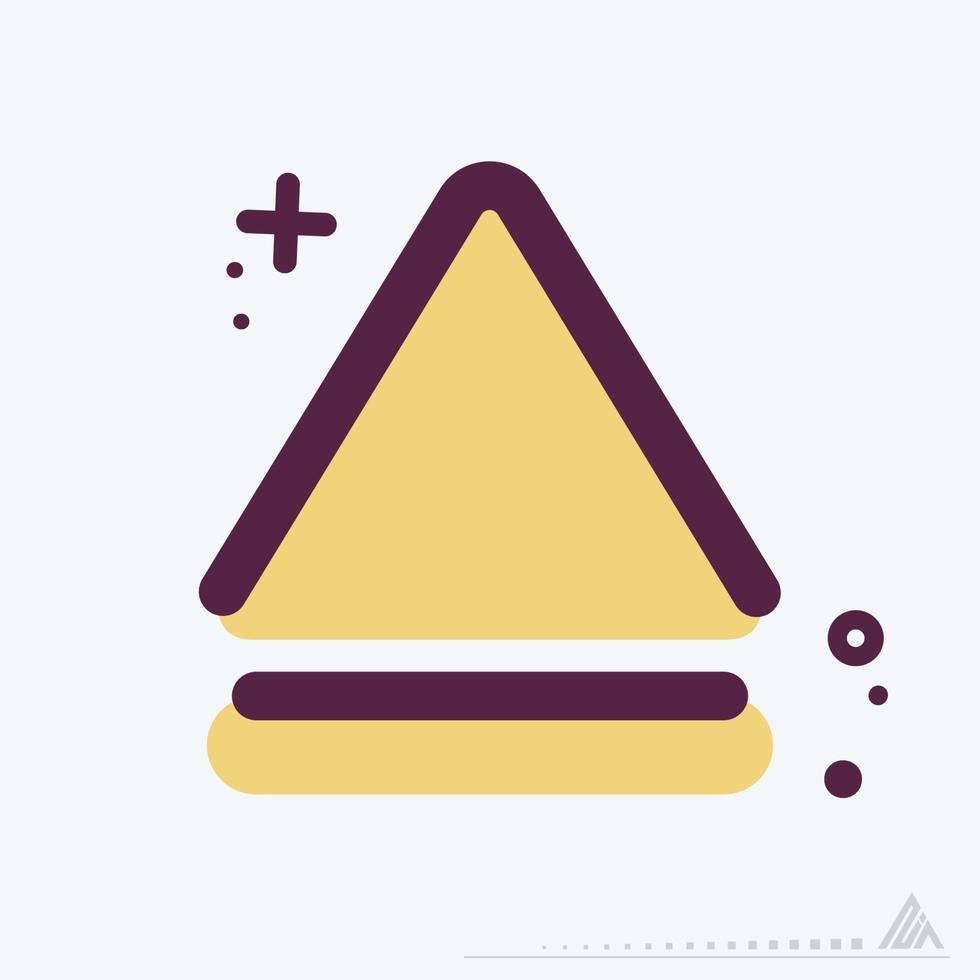 Icon Eject - MBE Syle vector