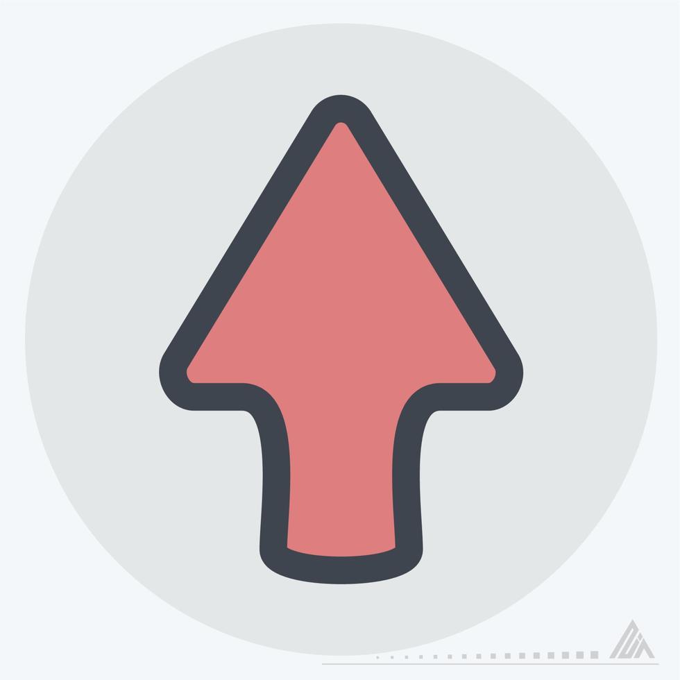 Icon Up - Color Mate Style vector