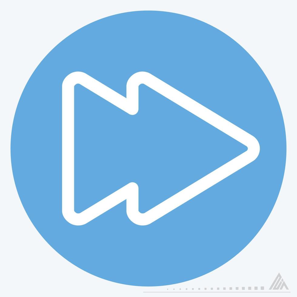 Icon Next - Blue Eyes Style vector