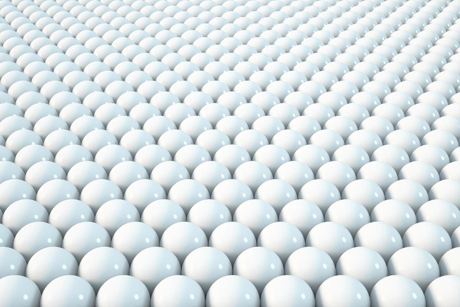 3d rendering of white sphere background photo