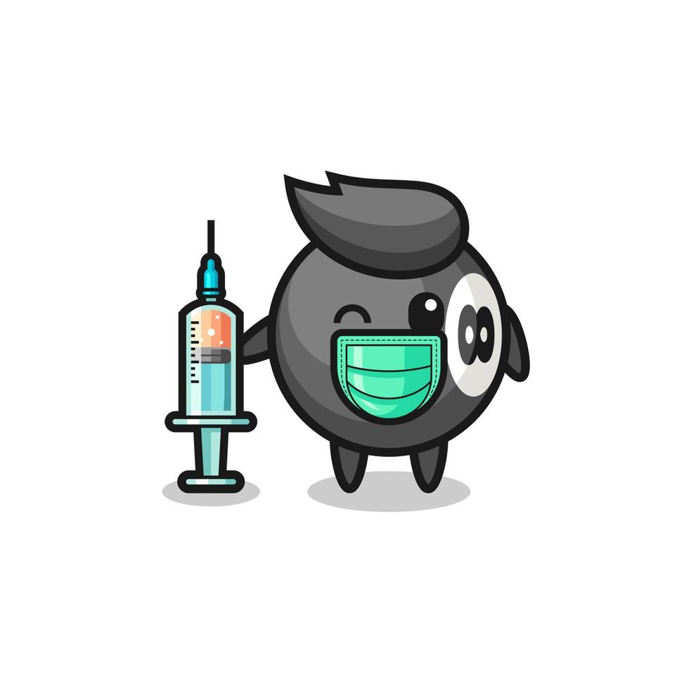 billiard mascot as vaccinator vector