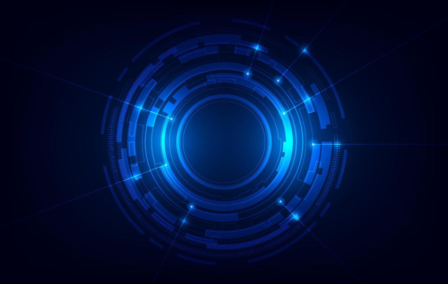 UI HUD screen tech system innovation concept background template. vector illustration