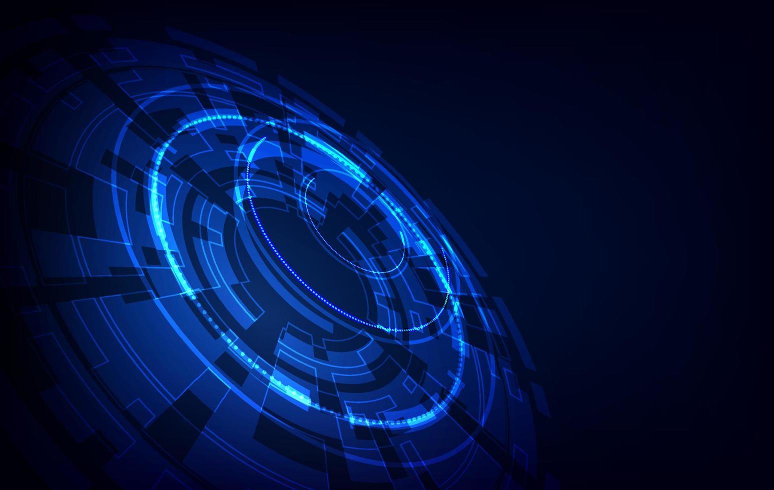 UI HUD screen tech system innovation concept background template. vector illustration
