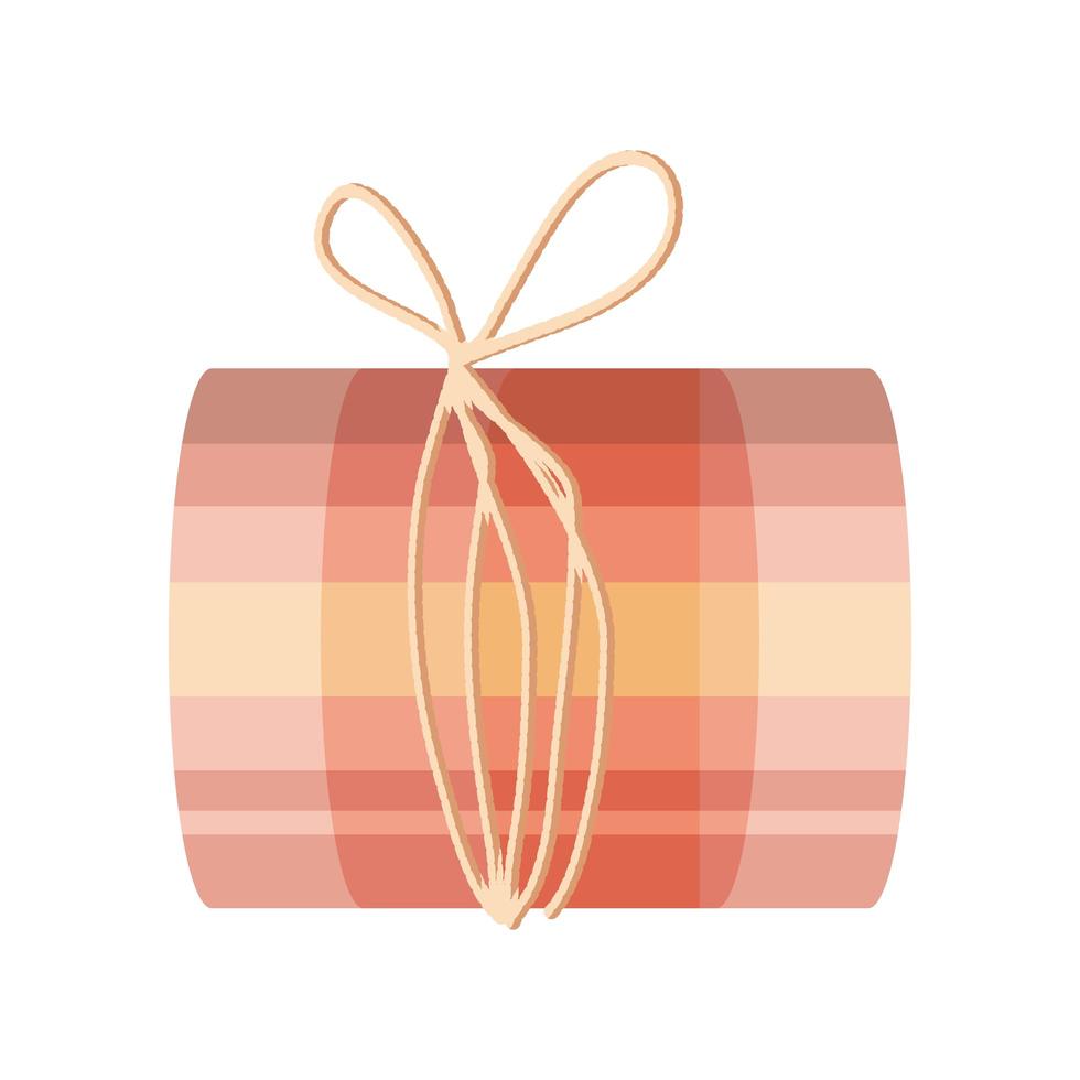 wrapped ornament icon vector