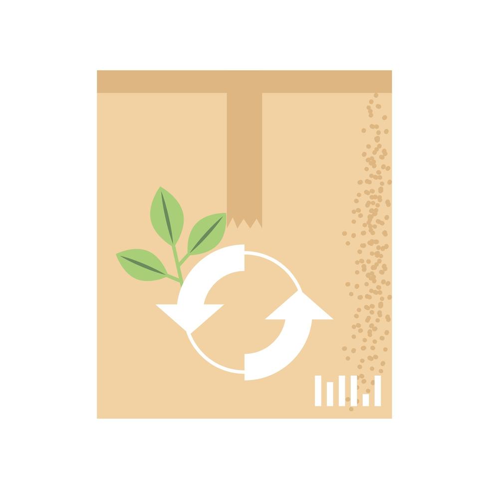 ecology and recycle envelope vector