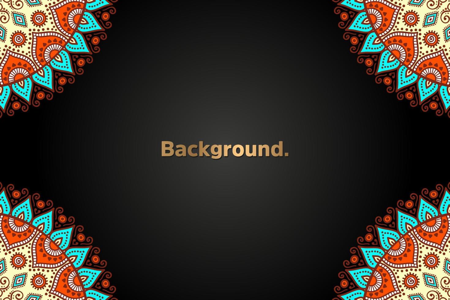 luxury background in ethnic style vector