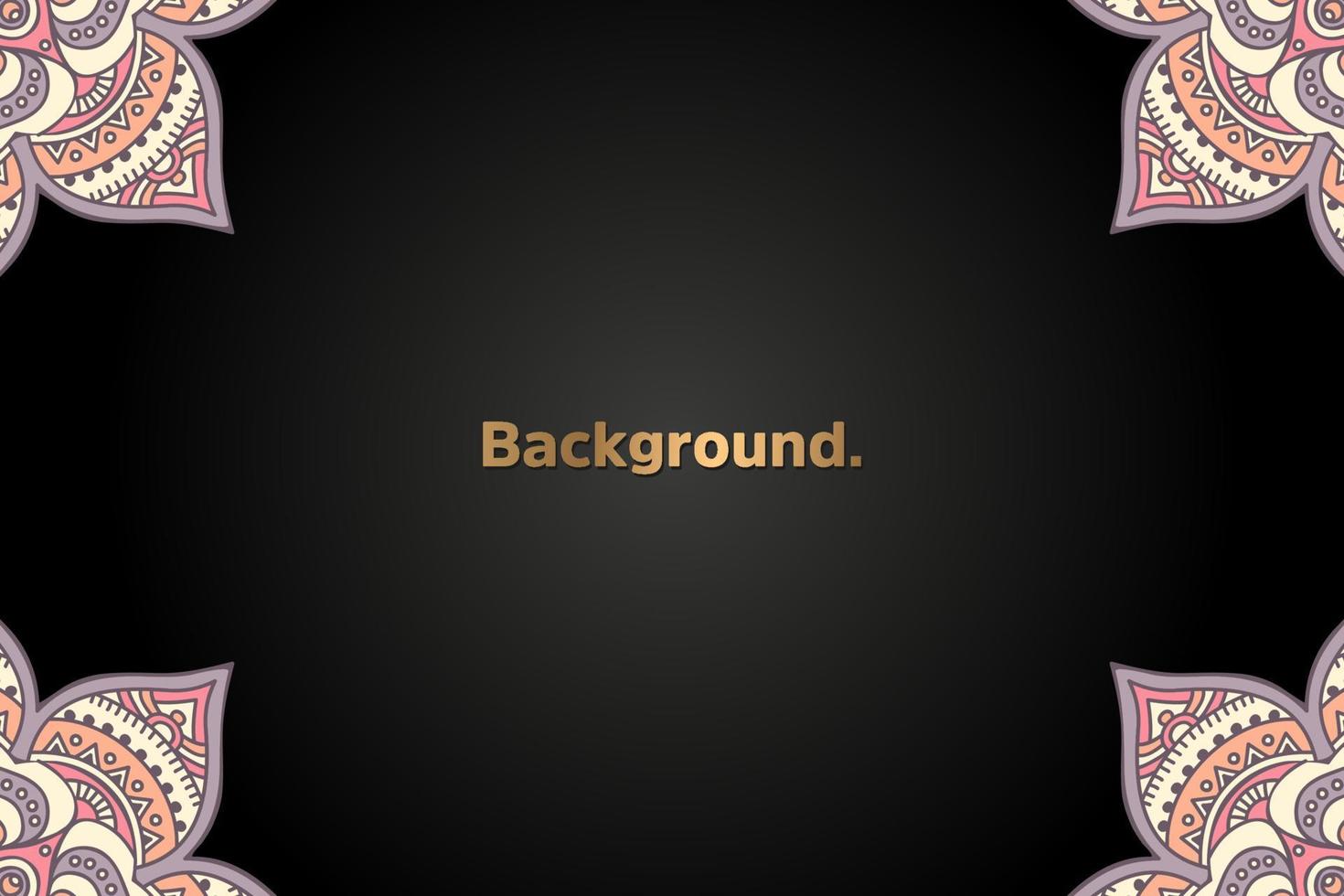 luxury background in ethnic style vector