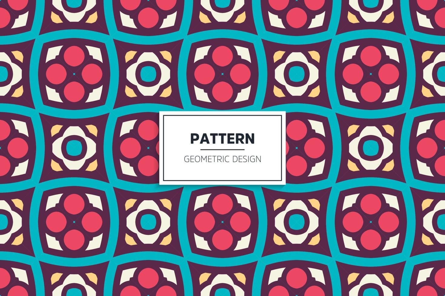 Seamless pattern with colorful elements vector