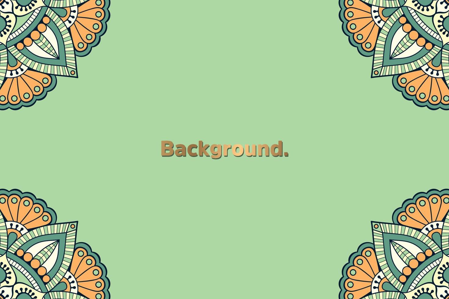 Luxury background with mandala vector