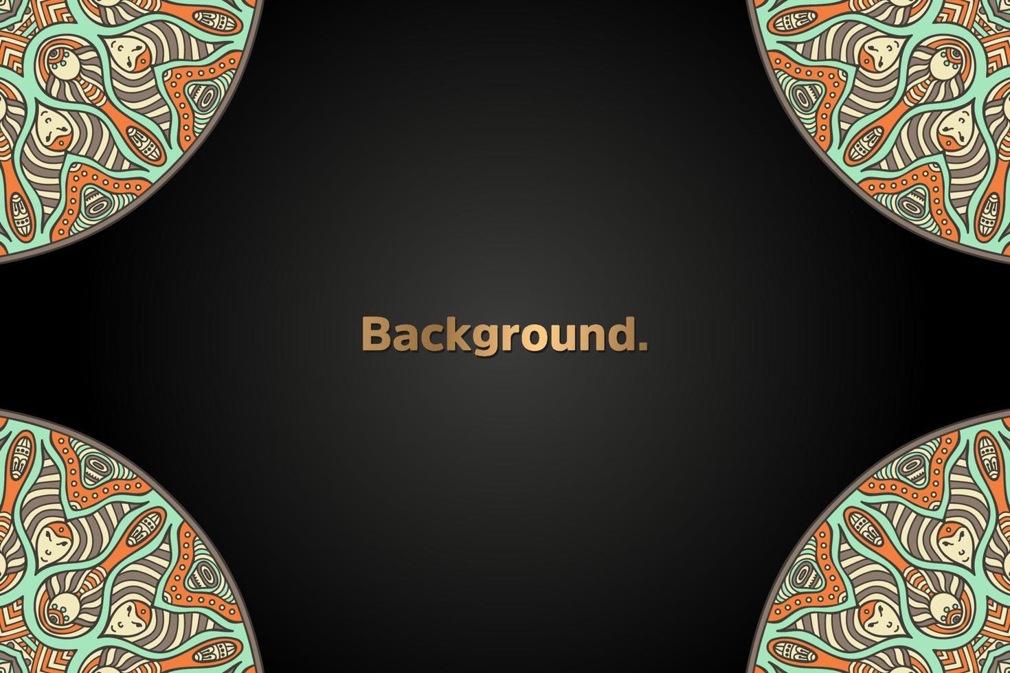 luxury background in ethnic style vector