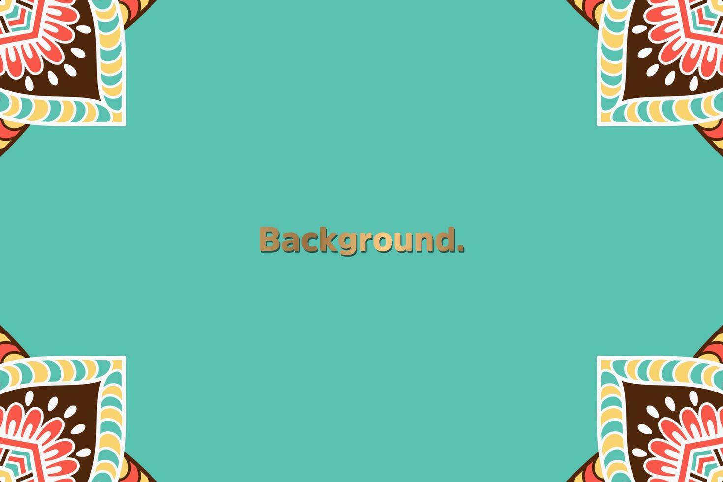 Frame background colorful pattern vector