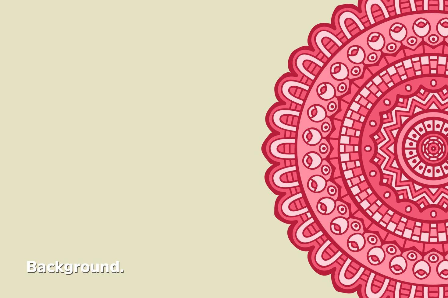 Background ethnic design vector