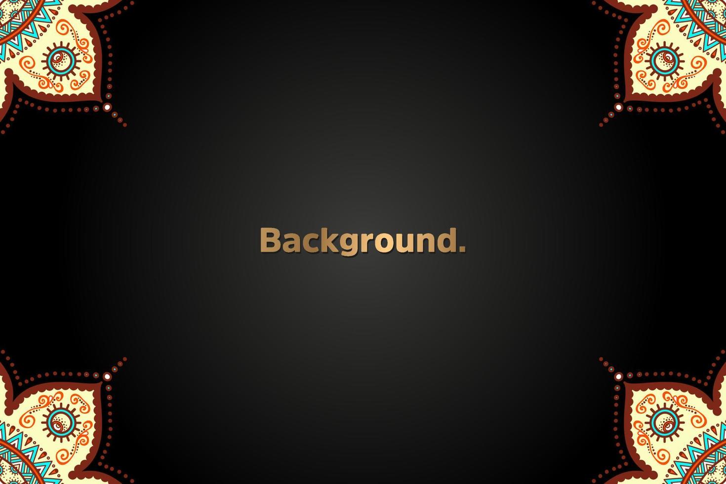 luxury background in ethnic style vector