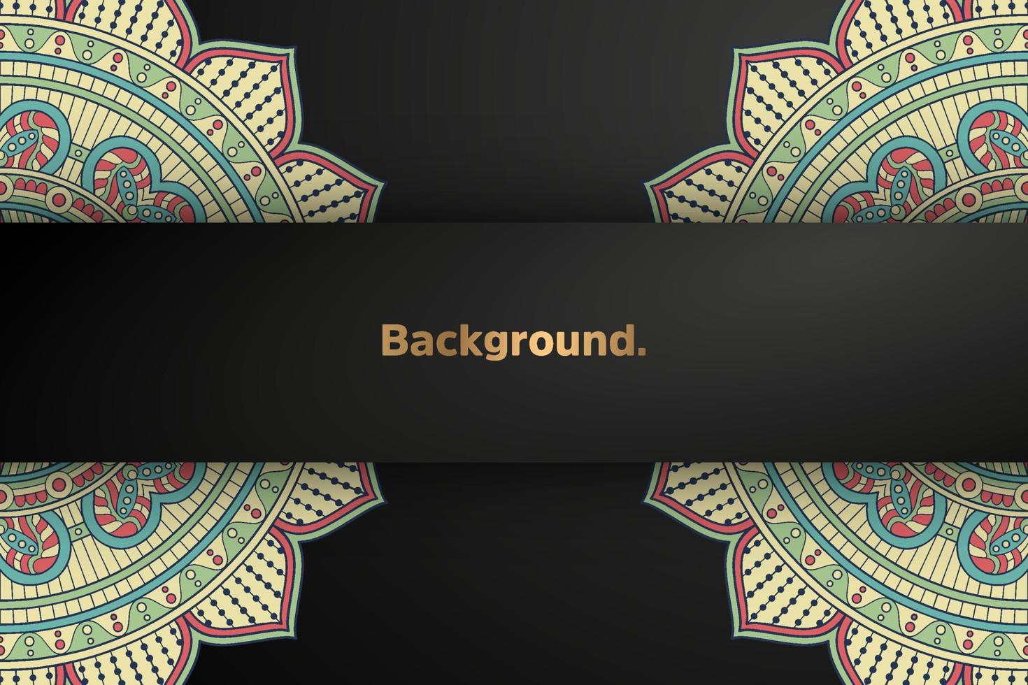 dark background with colorful element vector