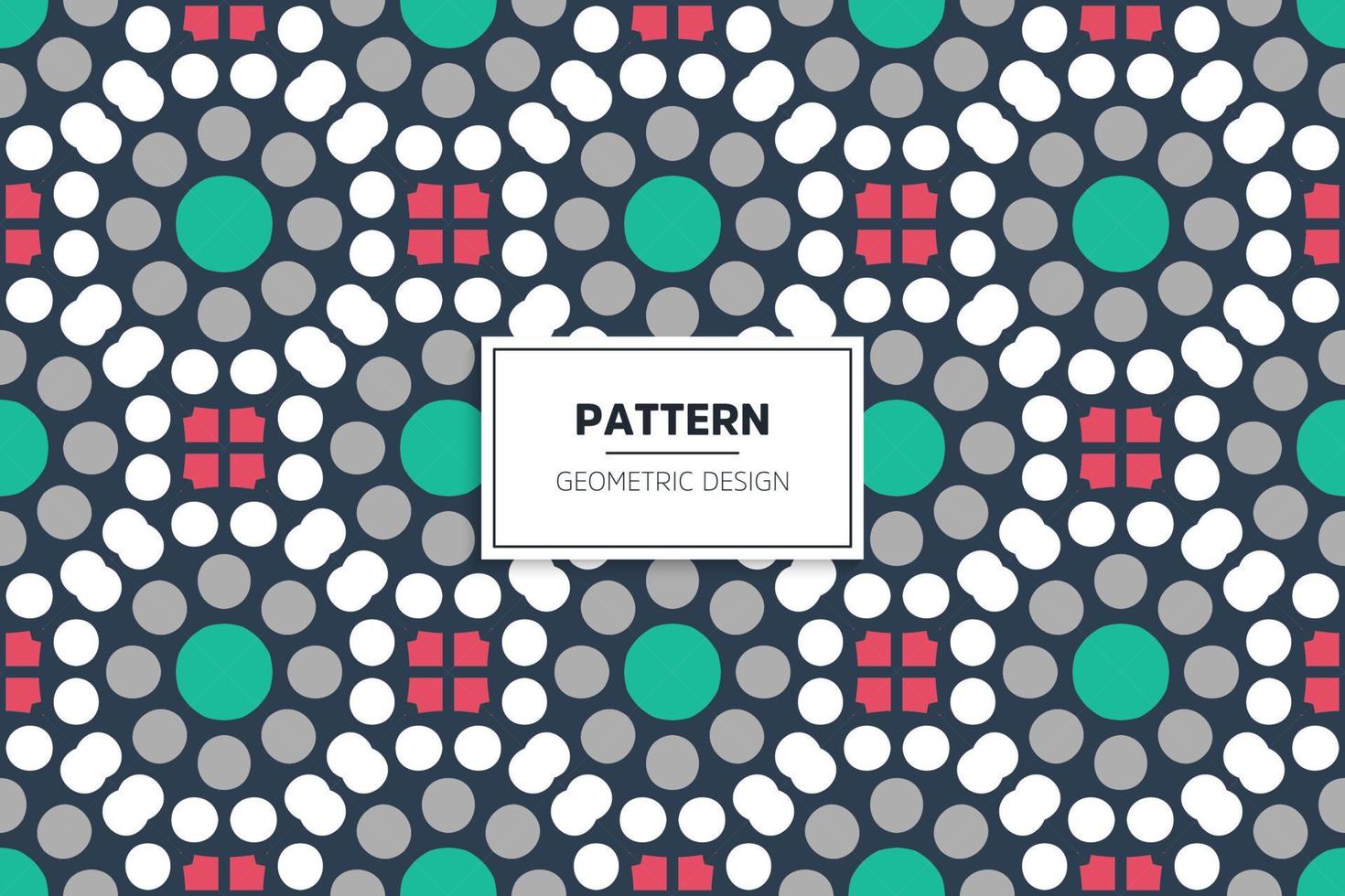 Ethnic colorful seamless pattern design vector