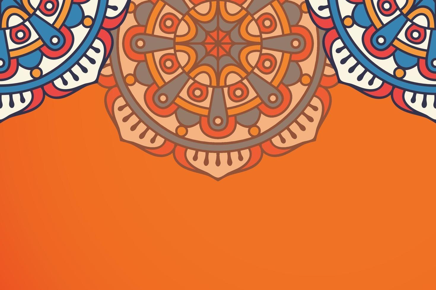 Luxury background with mandala vector