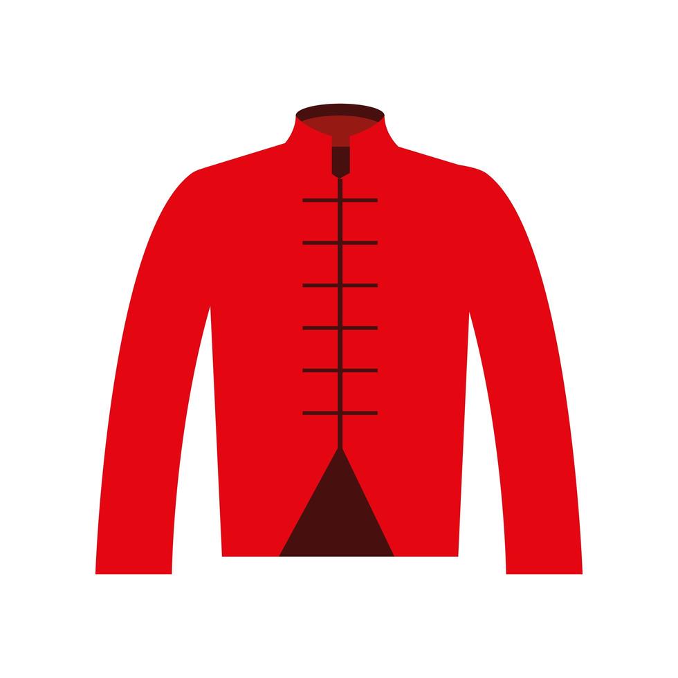 chinese national clothes vector
