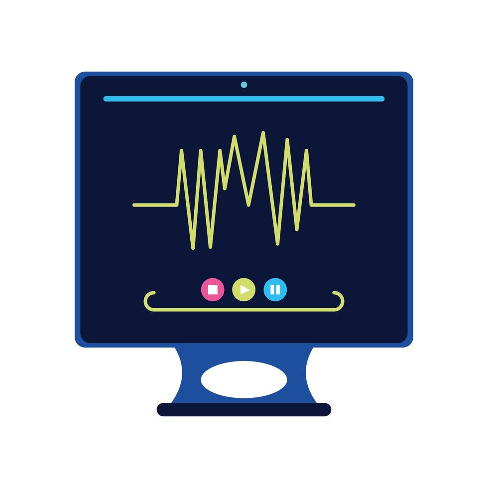 voice recognition computer vector