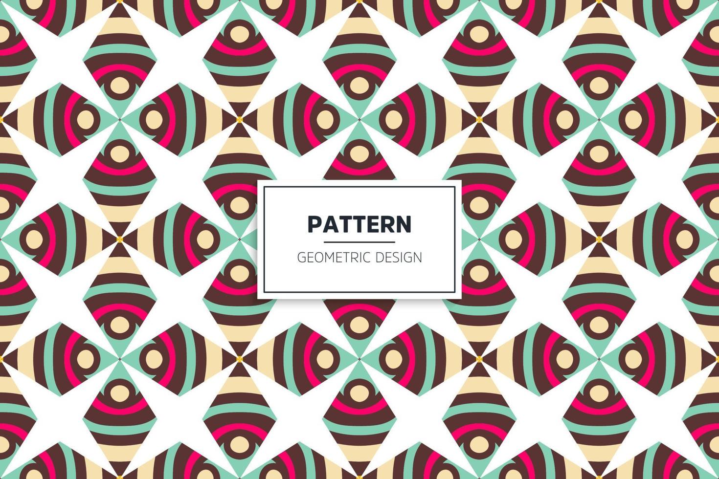 Seamless pattern with colorful elements vector