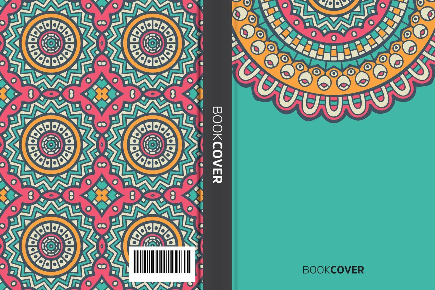 Mandala Cover Book vector
