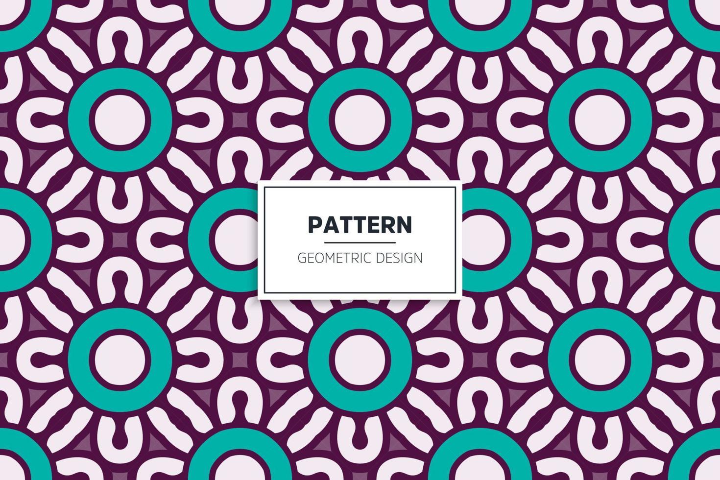 Ethnic colorful seamless pattern design vector