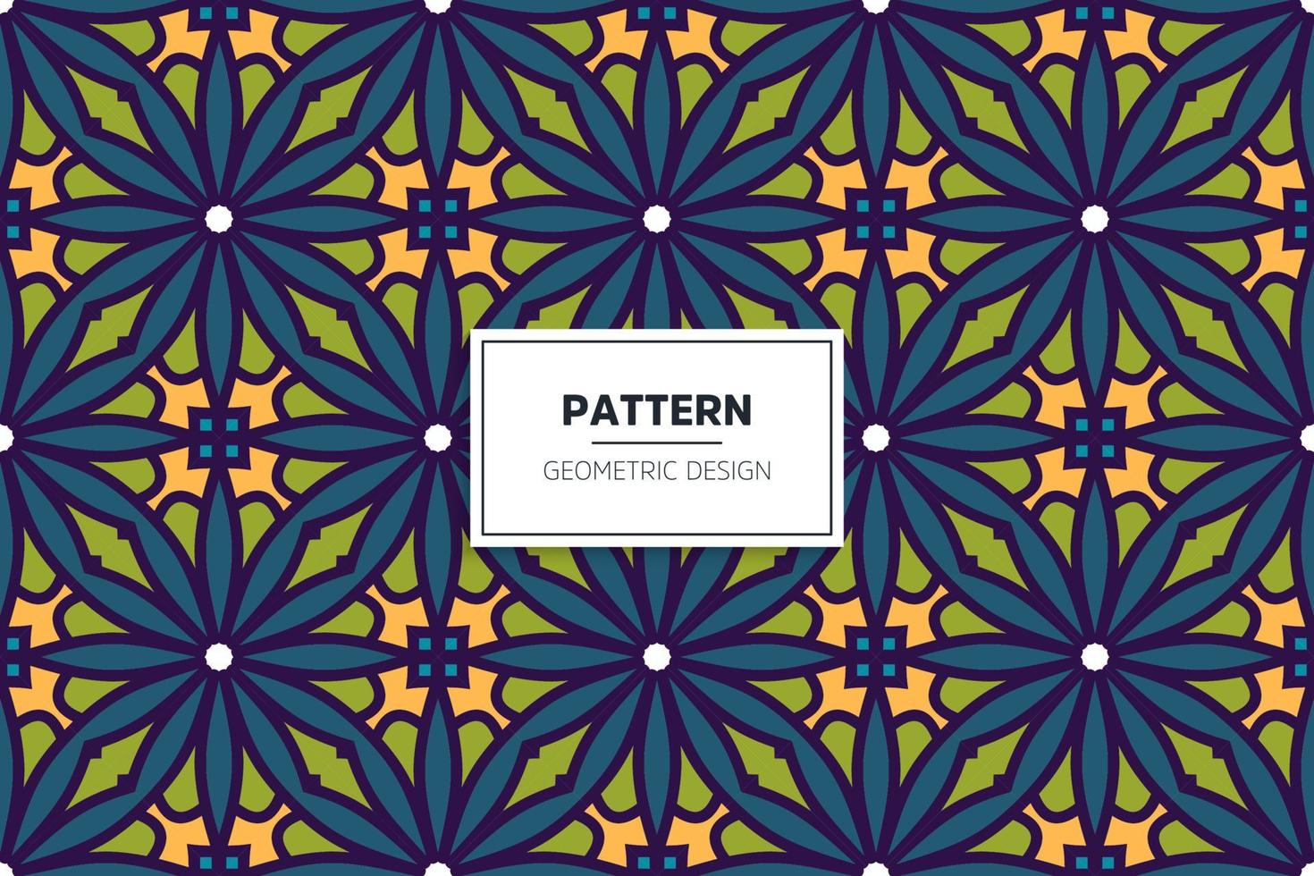 colorful seamless pattern design ornament vector