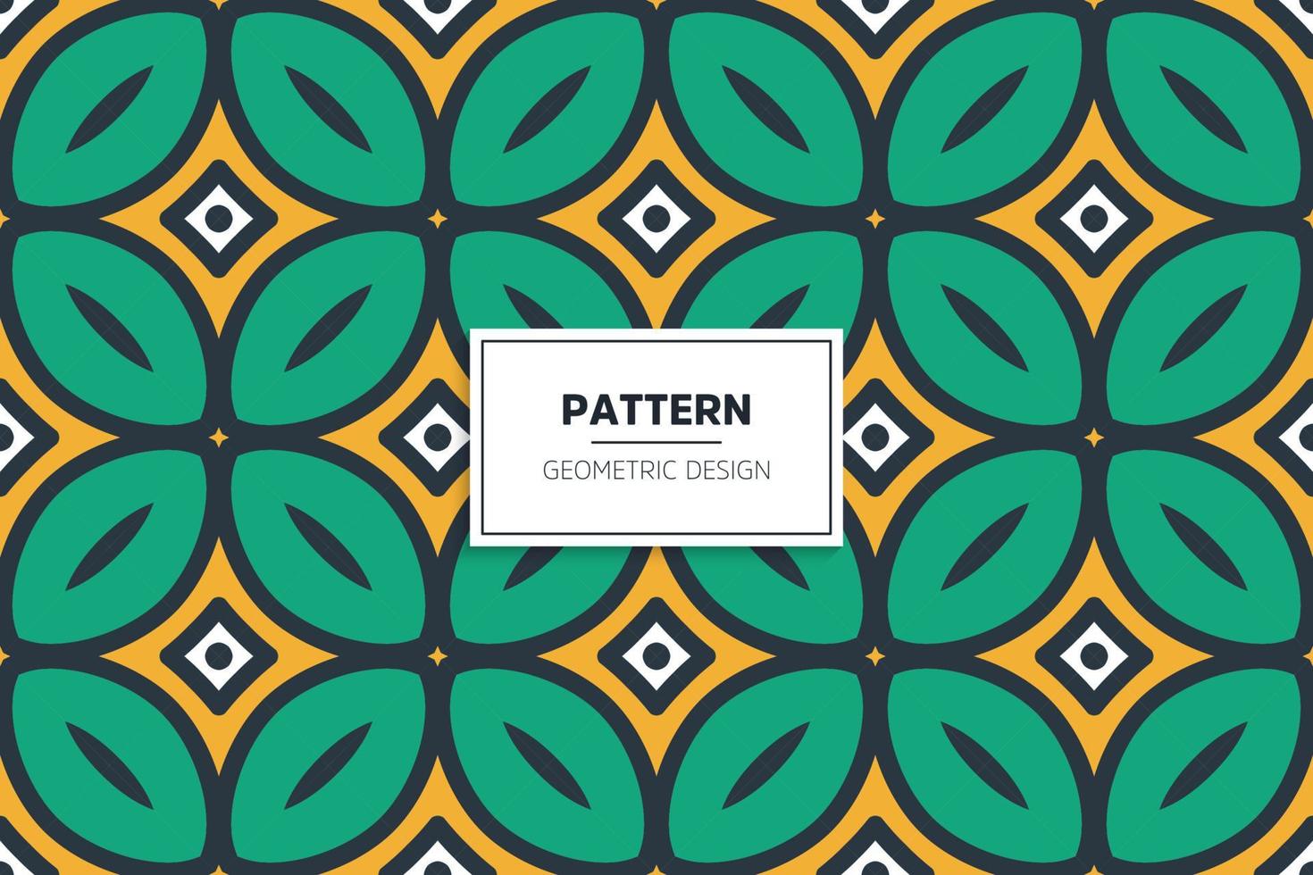 colorful seamless pattern design ornament vector