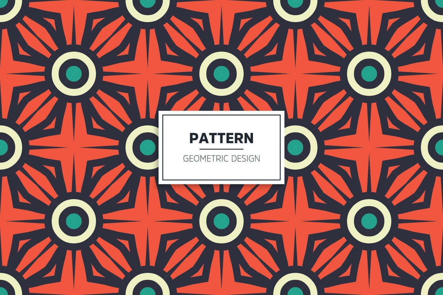 colorful seamless pattern design ornament vector