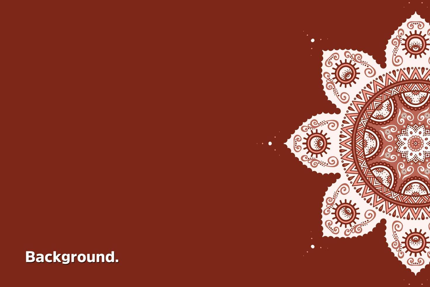 Background ethnic design vector