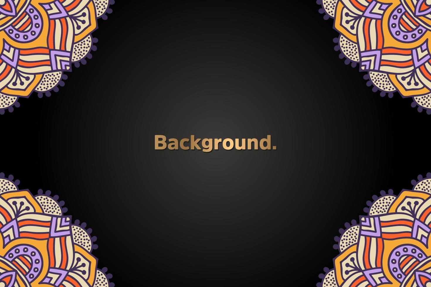 luxury background in ethnic style vector