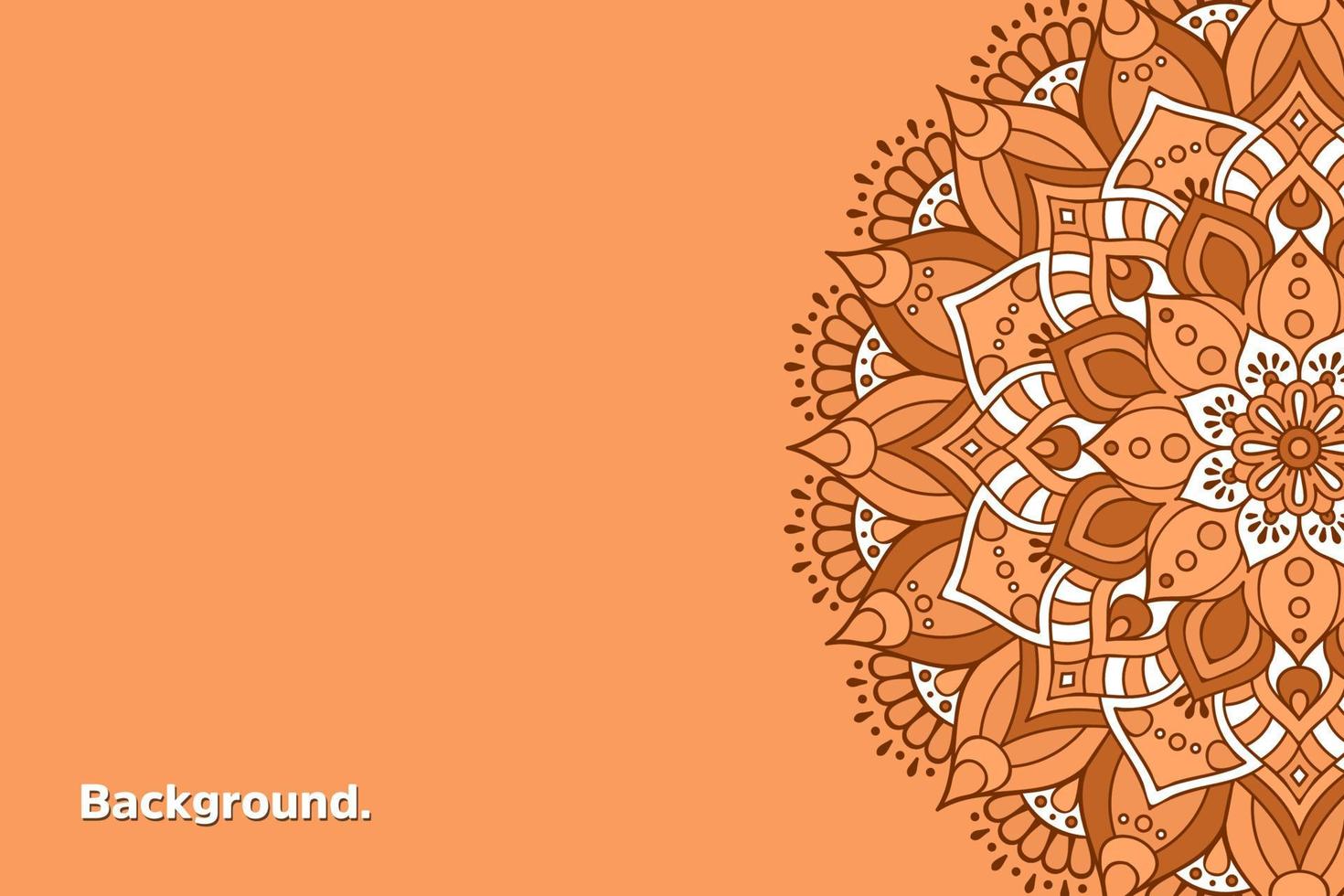 Colorful background with ethnic ornament vector