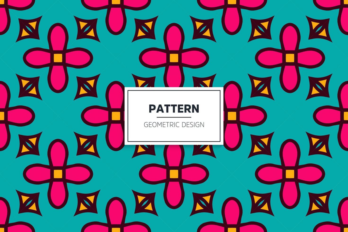 Seamless pattern with colorful elements vector