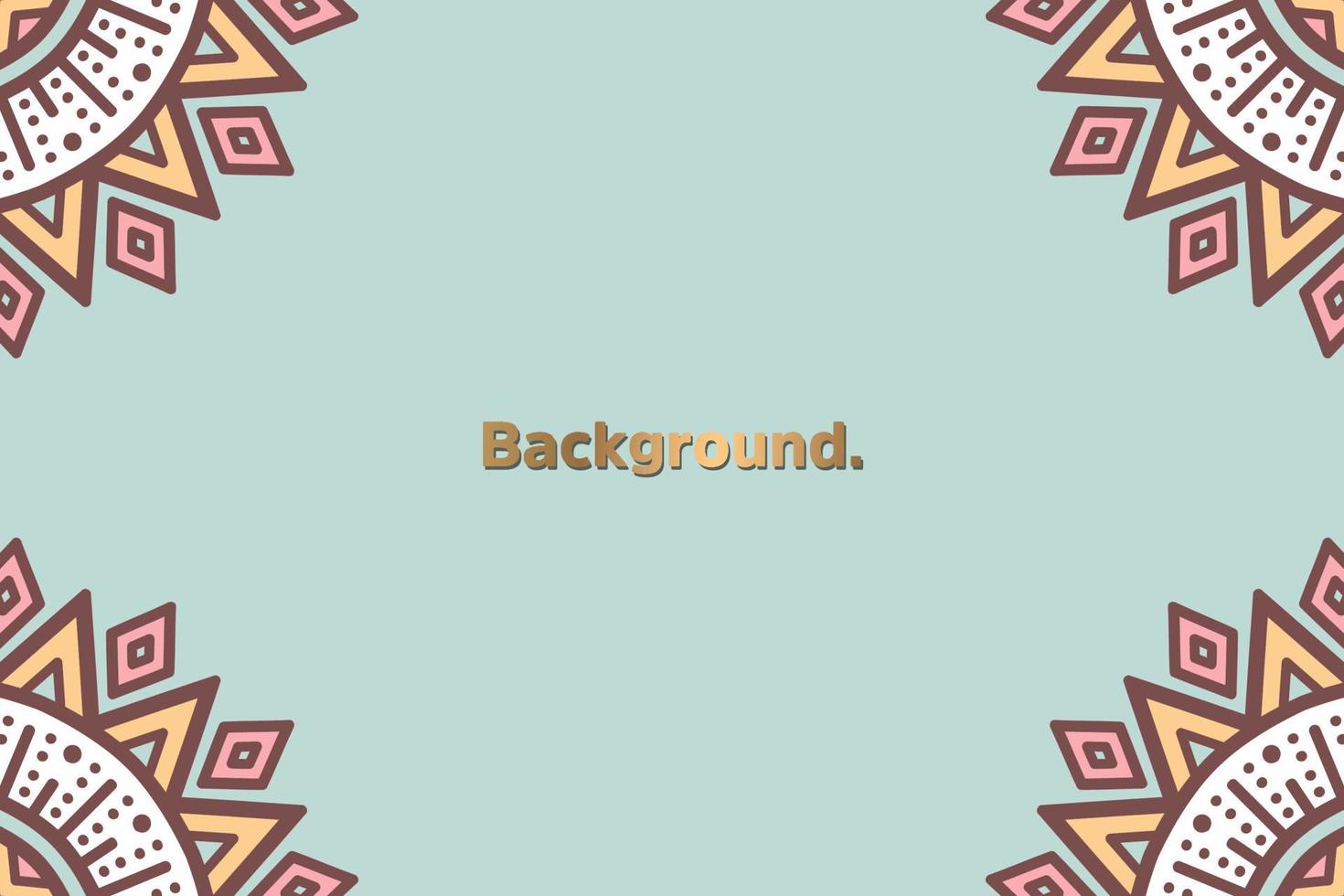 Luxury background with mandala vector
