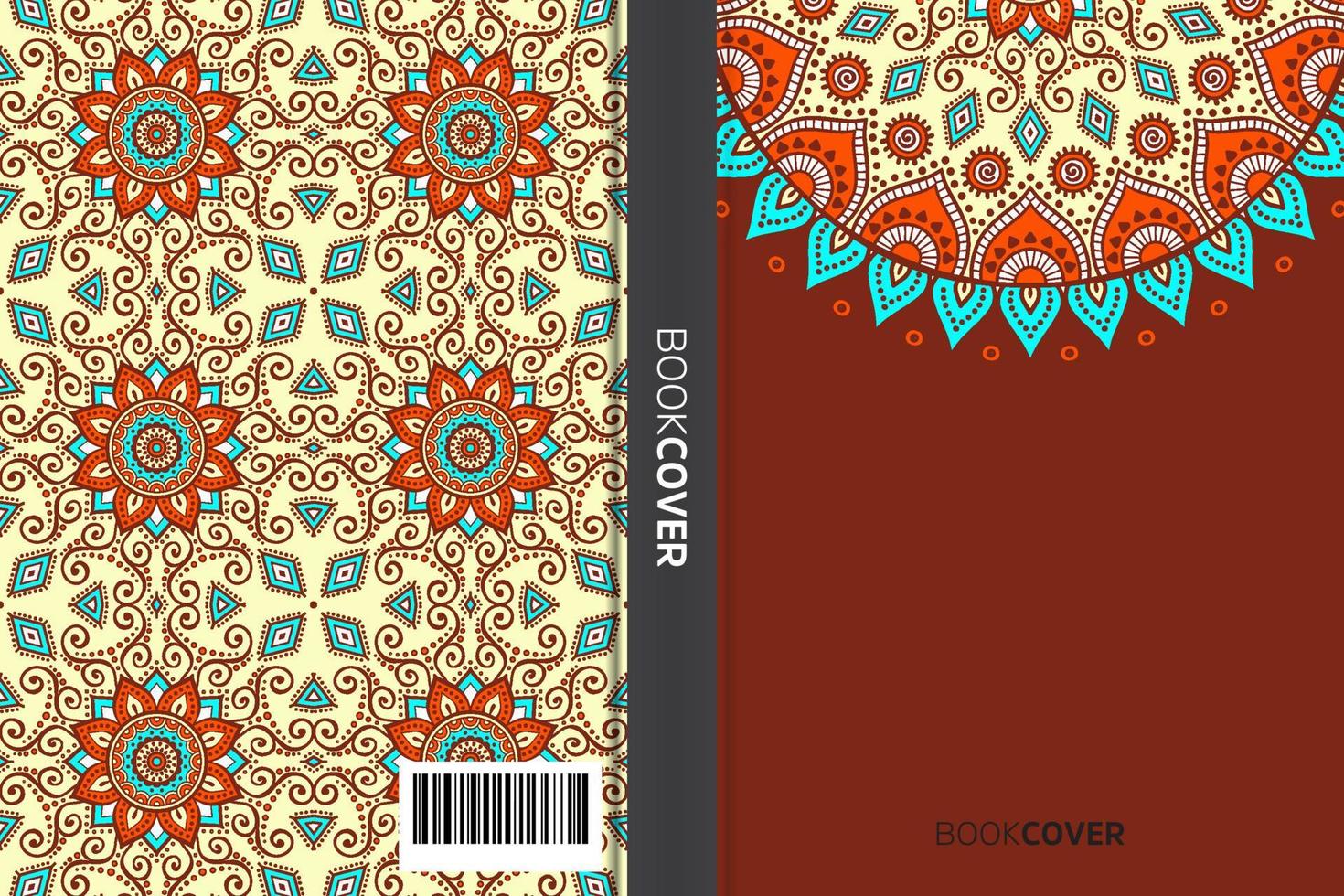 Mandala Cover Book vector
