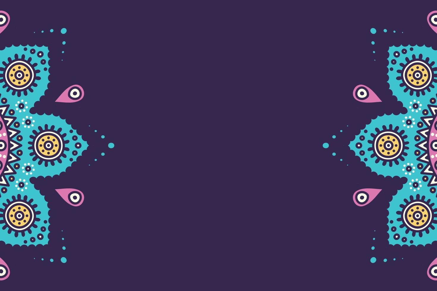 Mandala ethnic business card vector
