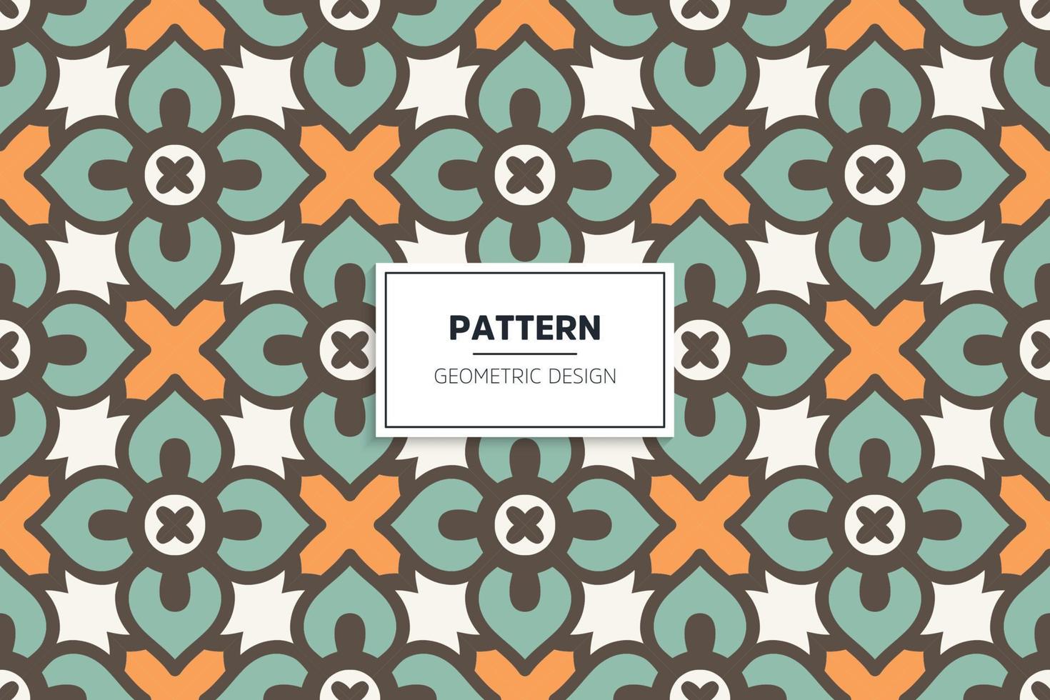 colorful seamless pattern design ornament vector