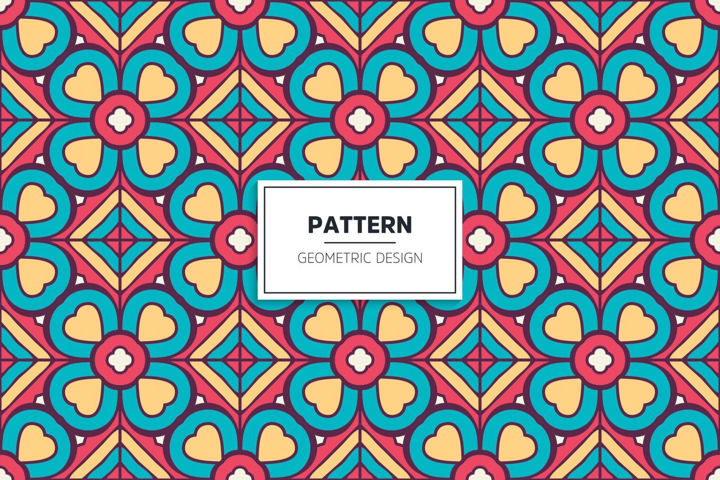 Seamless pattern with colorful elements vector