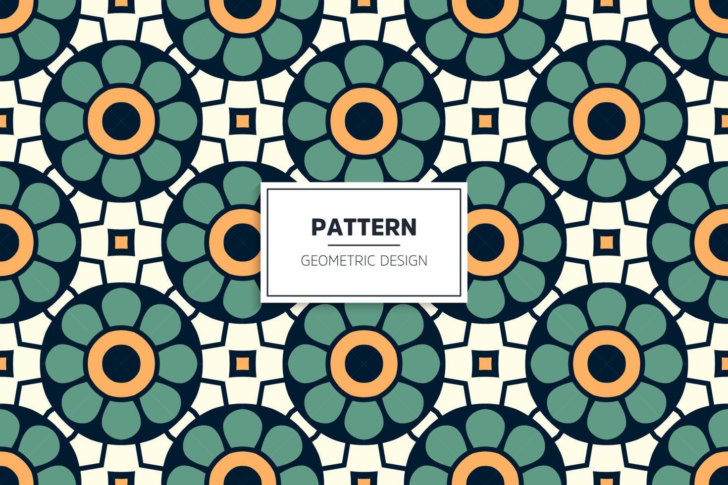 Ethnic colorful seamless pattern design vector