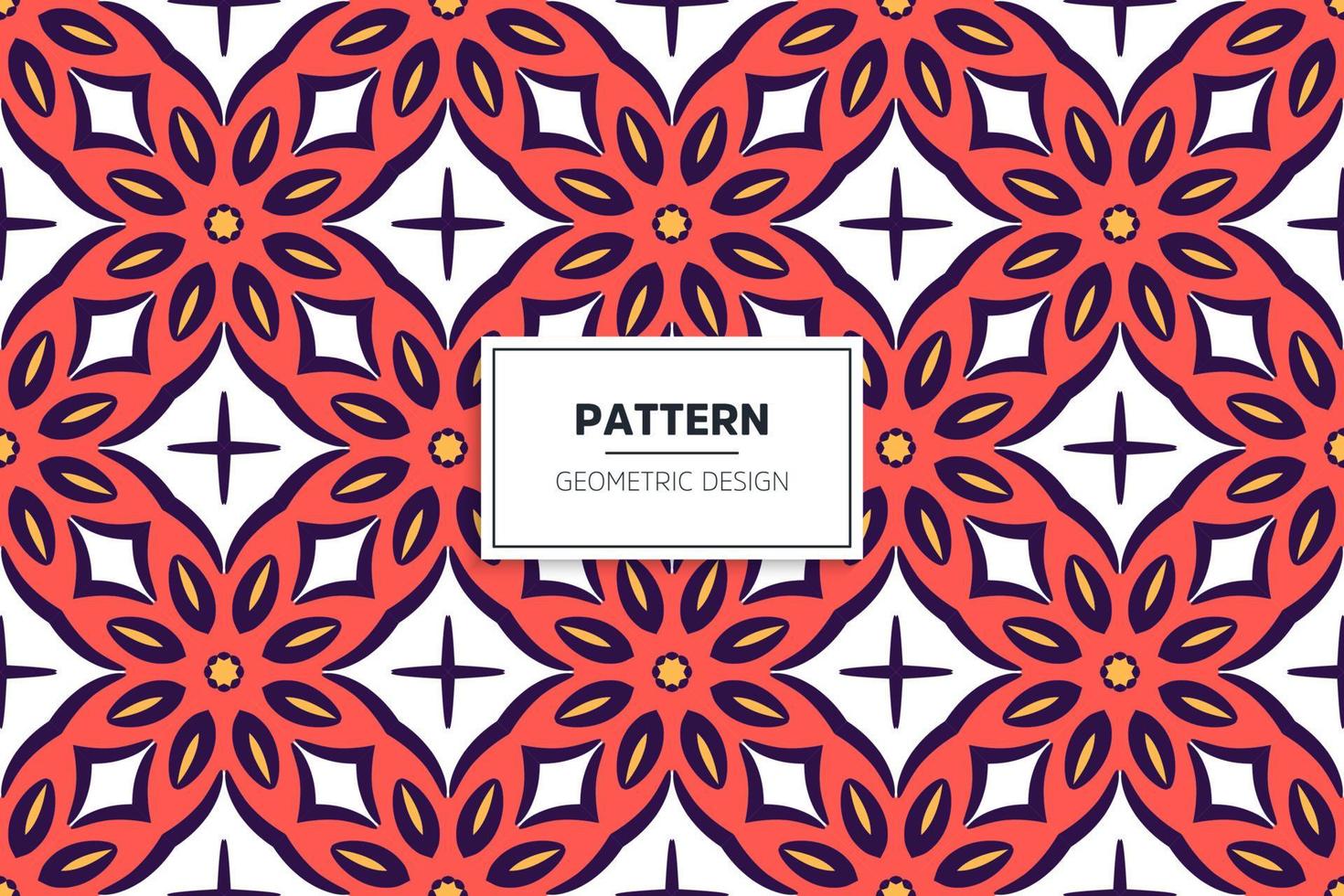 colorful seamless pattern design ornament vector