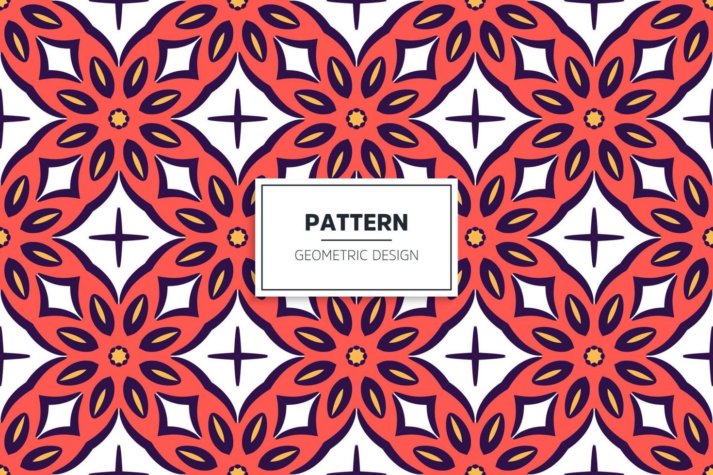 colorful seamless pattern design ornament vector