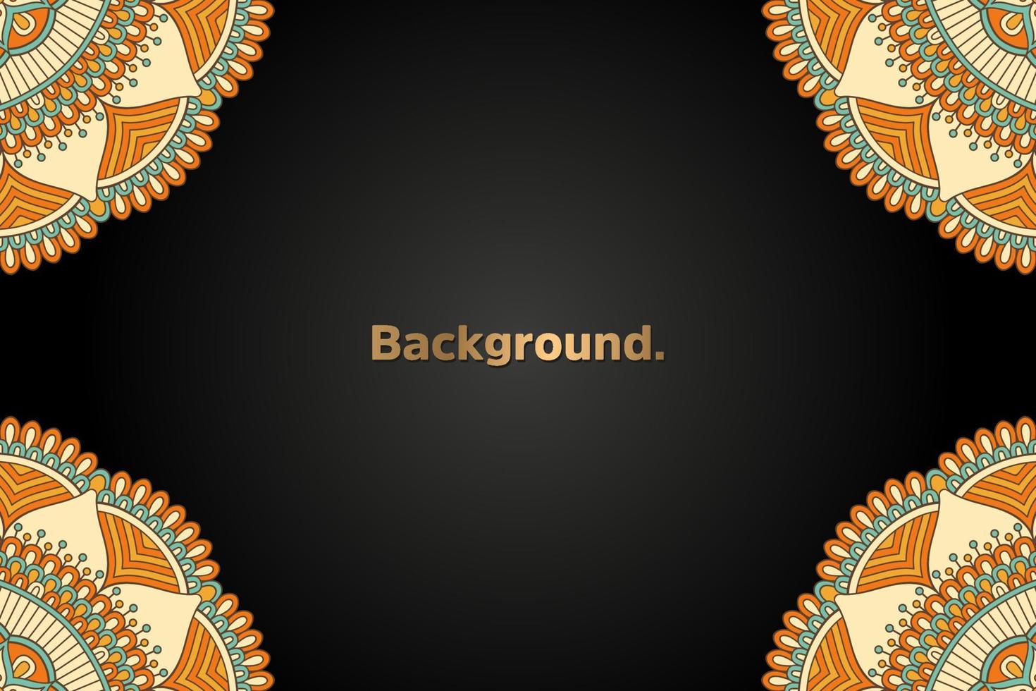 luxury background in ethnic style vector