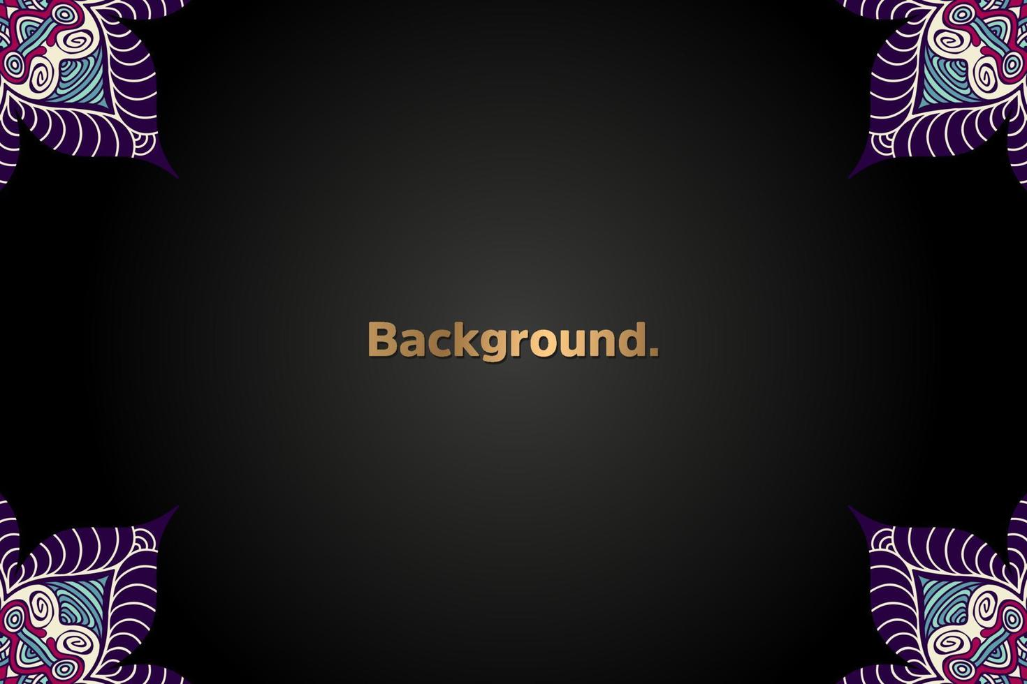 luxury background in ethnic style vector