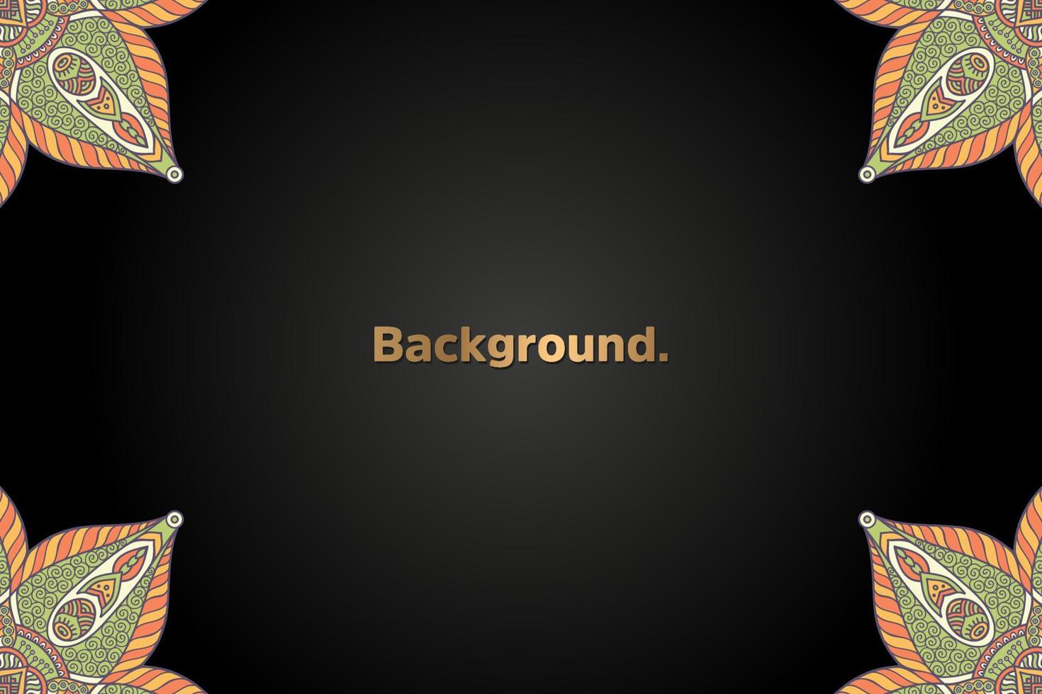 luxury background in ethnic style vector