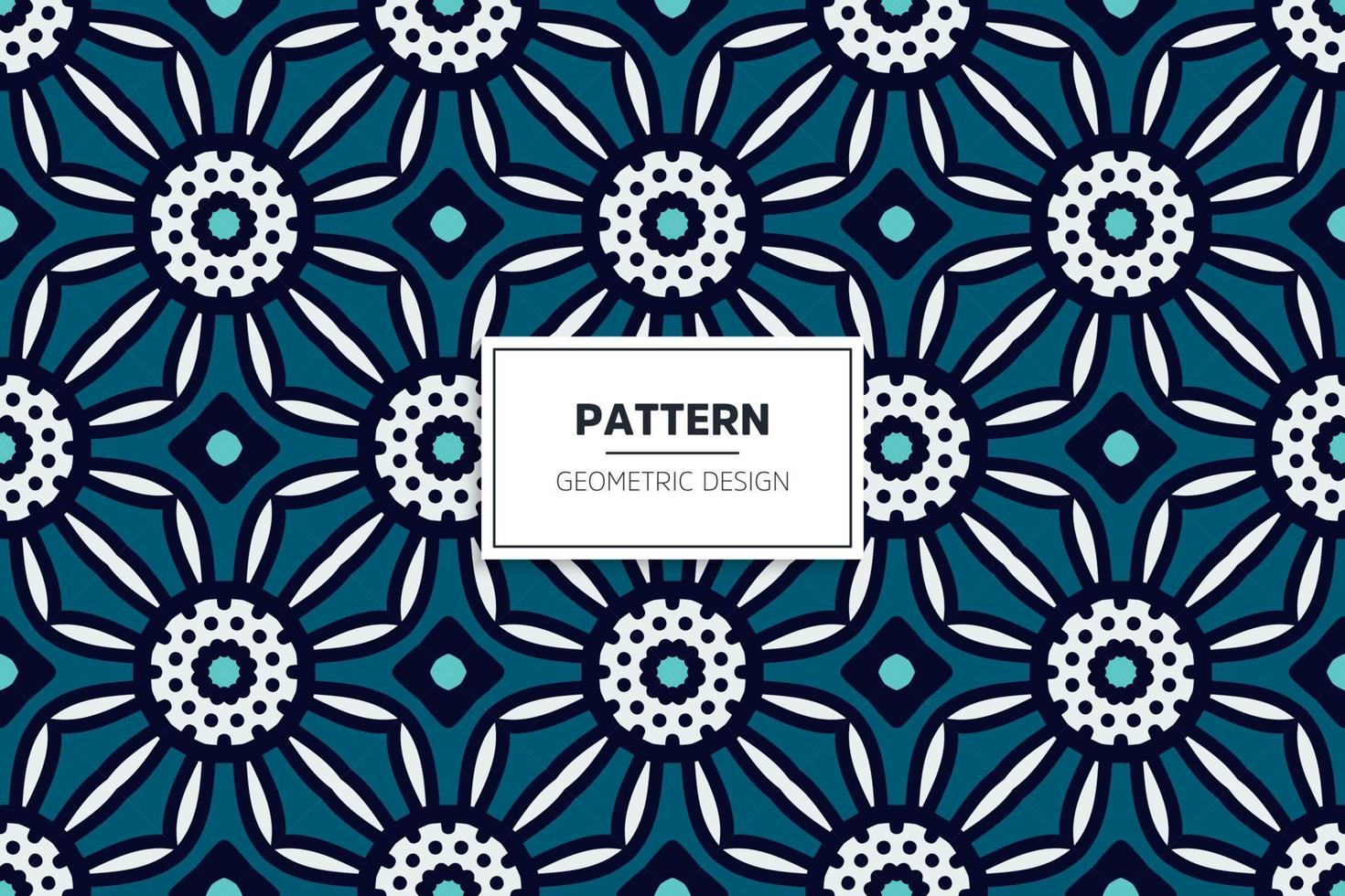 ethnic seamless pattrn with mandala vector