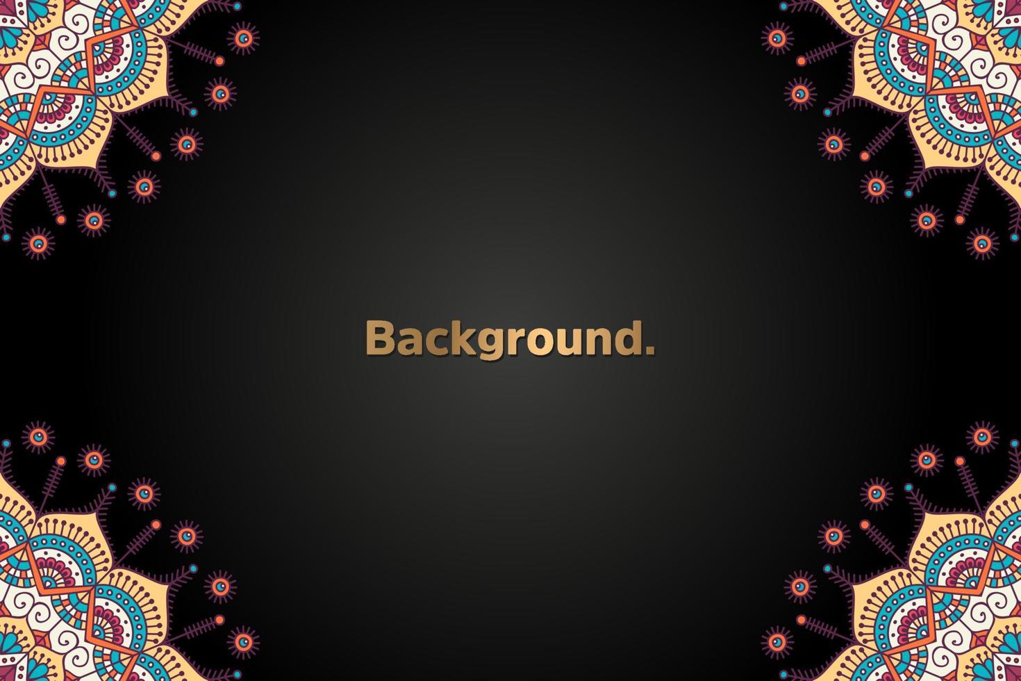luxury background in ethnic style vector