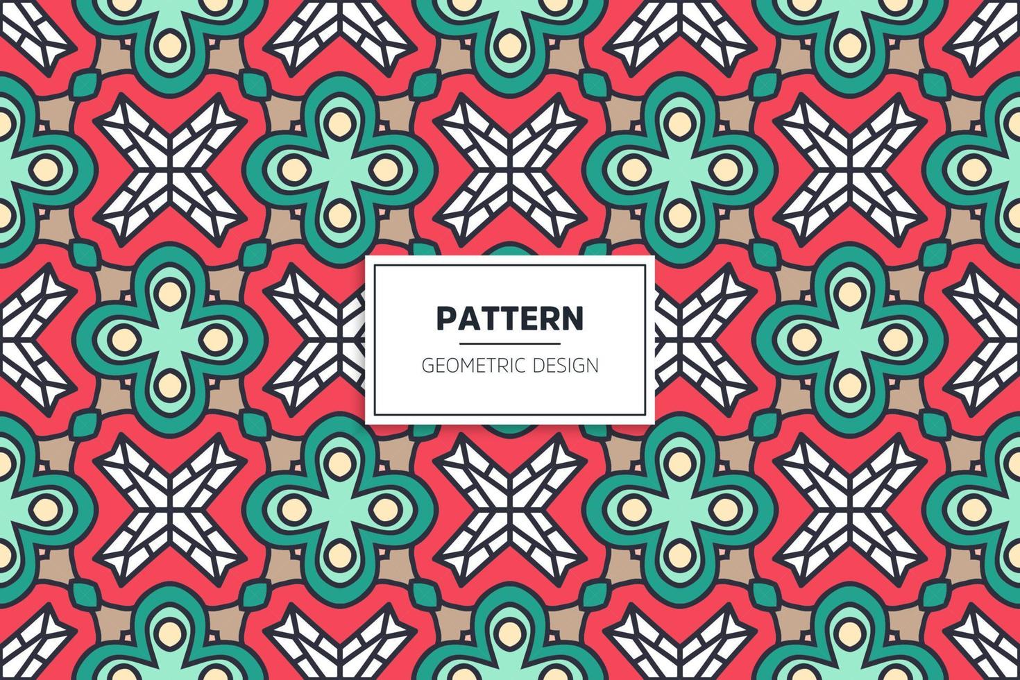 Seamless pattern background colorful elements vector